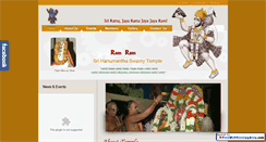 Desktop Screenshot of mangaduhanumanthaswamy.com